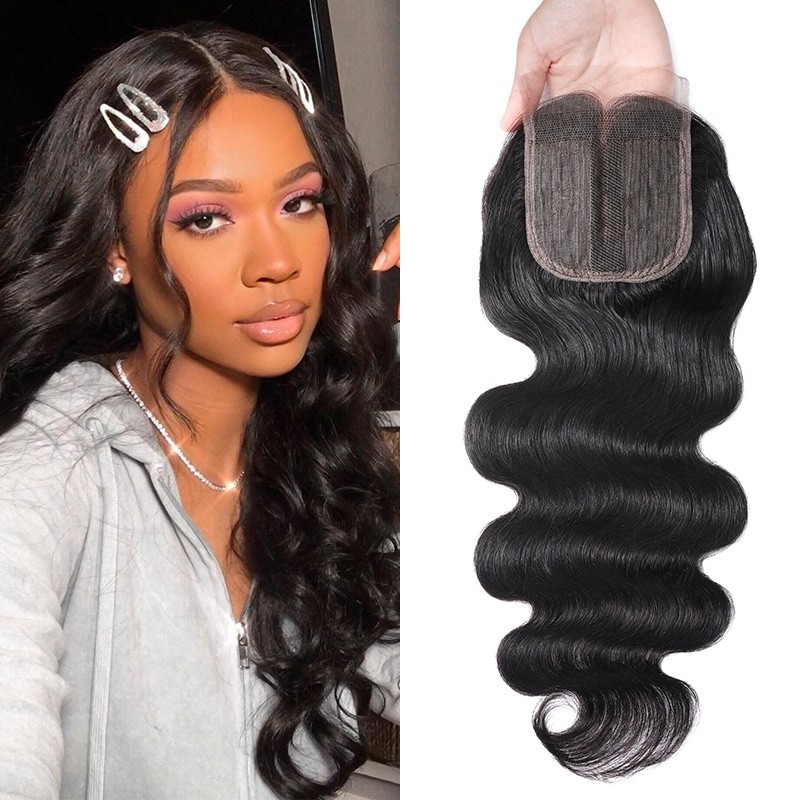 Beautyforever Body Wave Hair 1 PCS Middle Part Lace