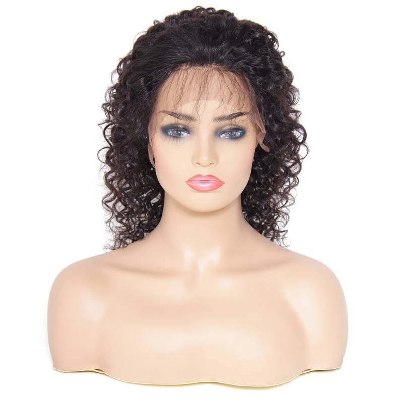 Beautyforever Pre-Plucked Medium Long Curly Lace Front ...