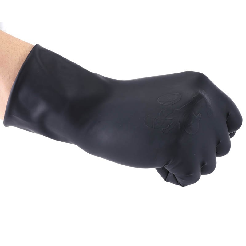 Beautyforever Hair Dye Gloves Black Reusable Salon Hair Color Latex