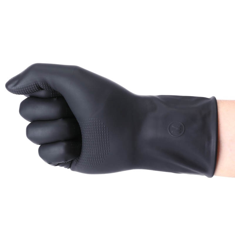 Beautyforever Hair Dye Gloves Black Reusable Salon Hair Color Latex