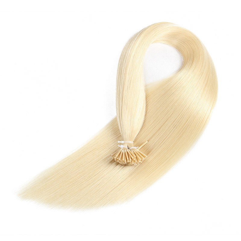 Beautyforever Golden Color 60 I Tip Straight Remy Human Hair Extensions