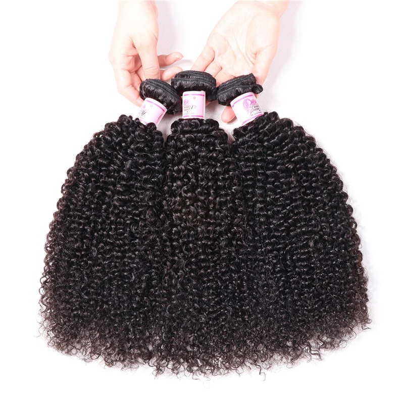 Beautyforever Indian Remy Kinky Curly Weave 3 Bundles Yaki ...