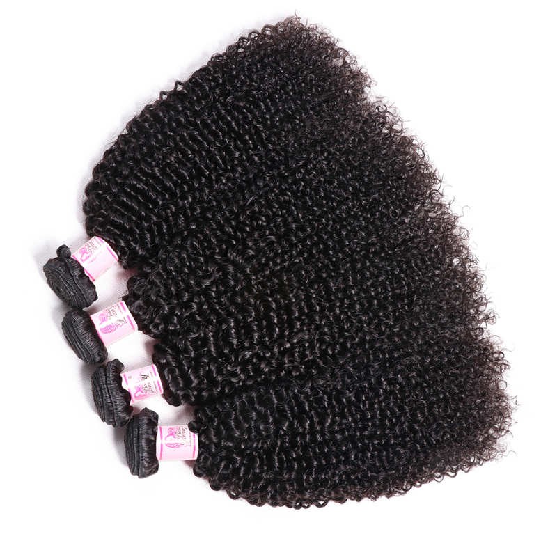 Beautyforever Peruvian Kinky Curly Virgin Hair 4 Bundles ...