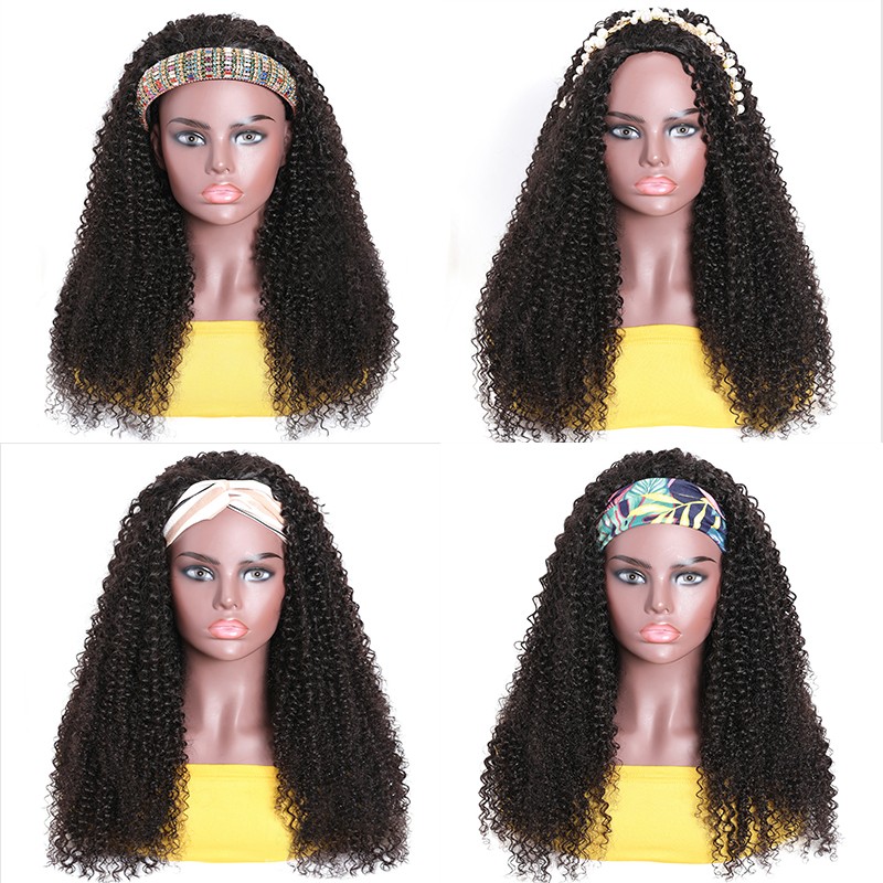 Beautyforever Kinky Curly Hair Half Wigs Glueless Human ...