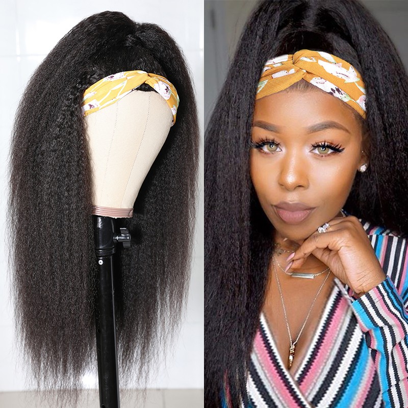 Beautyforever Kinky Straight Human Hair Half Wigs For ...
