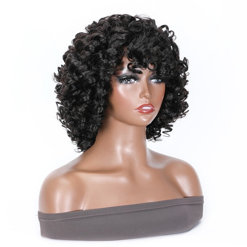 LBOB Bouncy Curly Wig