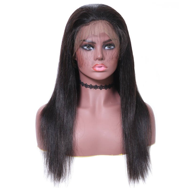 Beautyforever Pre-Plucked Long Straight Virgin Hair Lace Front Wig With Baby Hair 