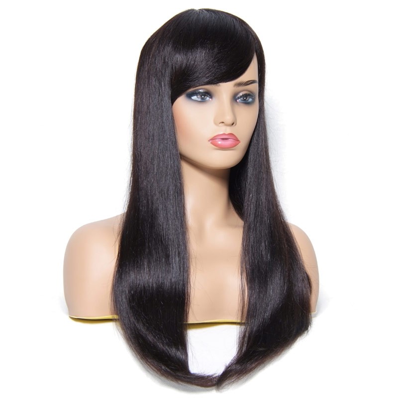 Beautyforever Long Straight Wigs With Bangs Styles 100% ...