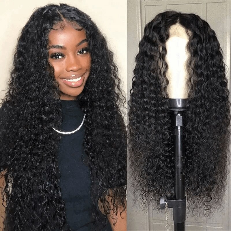 Natural Long Jerry Curly Wig