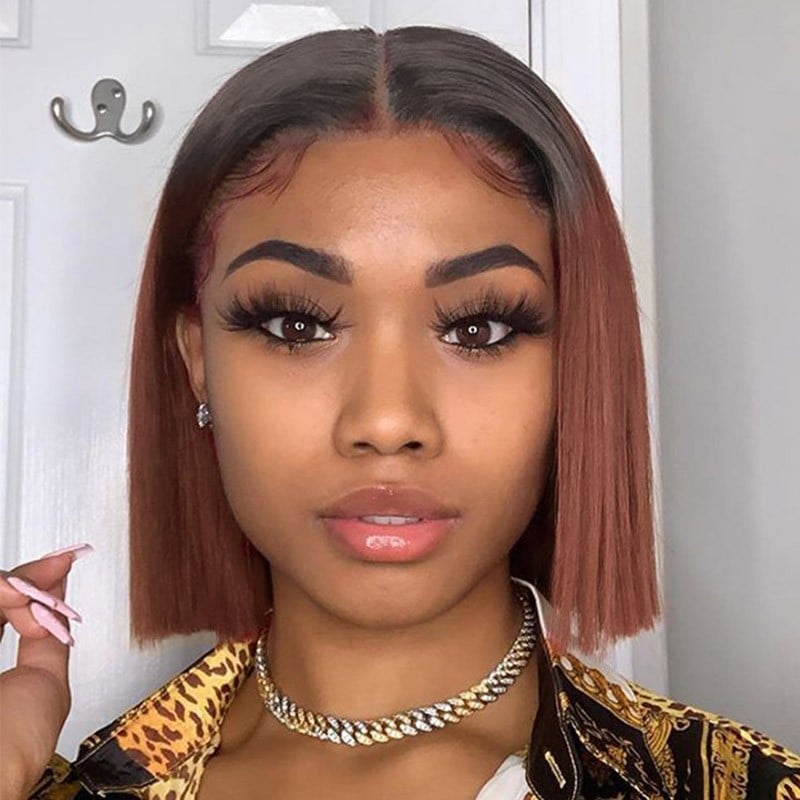 1B/4 Ombre Bob Lace Front Wig