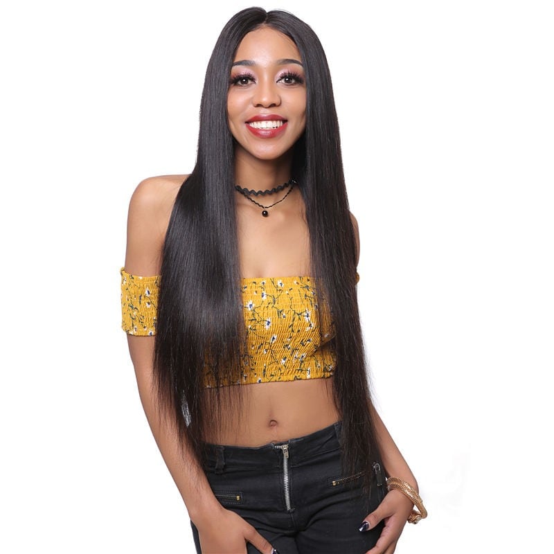 Free Part Long Straight Full Lace Human Hair Wig