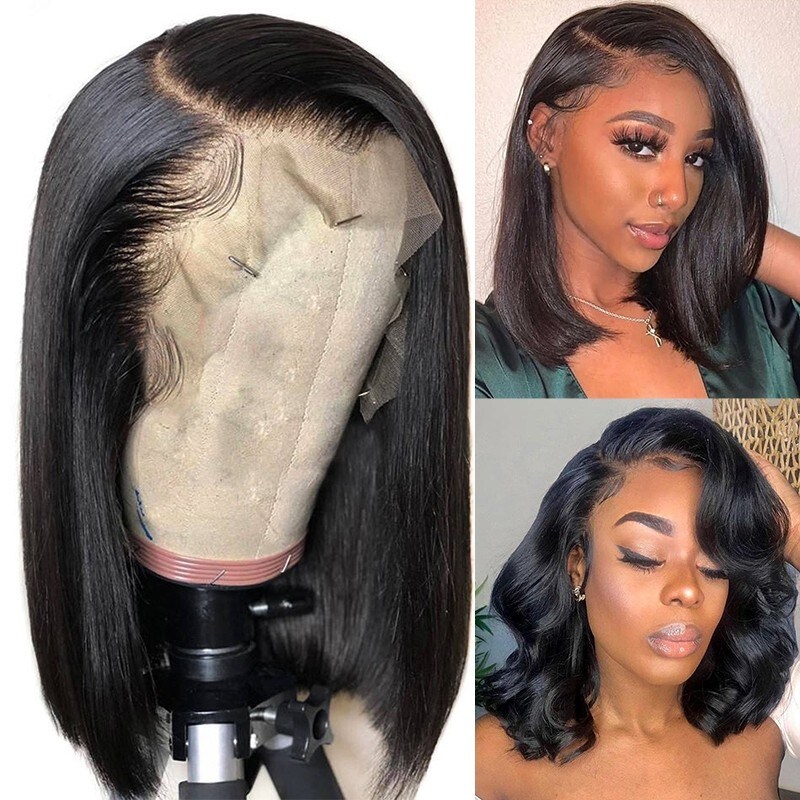 Straight Lace Front Bob Wigs
