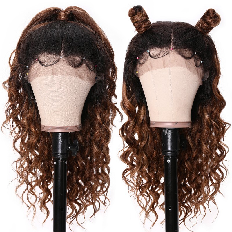 curly 13x4 lace front wigs