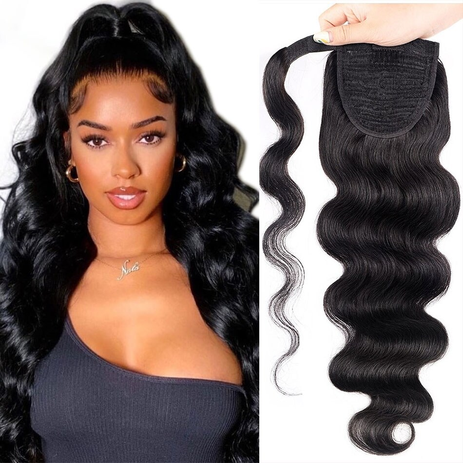 Beautyforever Long Kinky Straight Ponytail Extension Natural Looking