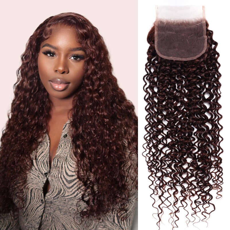 Jerry Curly Virgin Hair 4x4 Lace Closure 