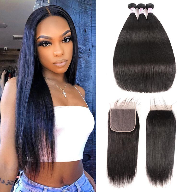 Straight Hair With 7*7 Lace Closure