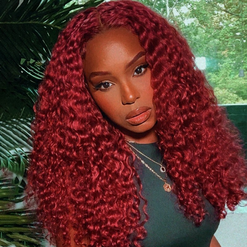 99J Colored Curly Wig