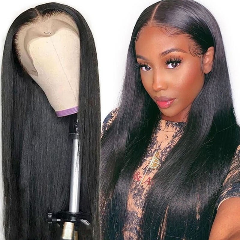 Beautyforever 150% Density Realistic Long Straight Lace Front Wigs Human Hair
