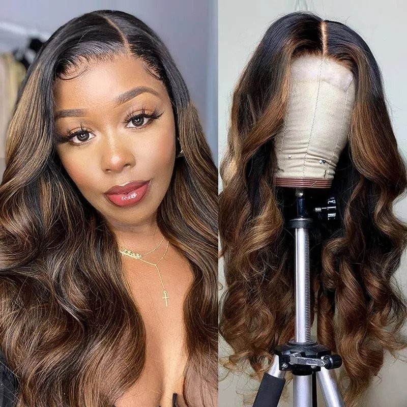Beautyforever 13X5X0 5 Lace Part Wig Body Wave Hair Middle Part FB30