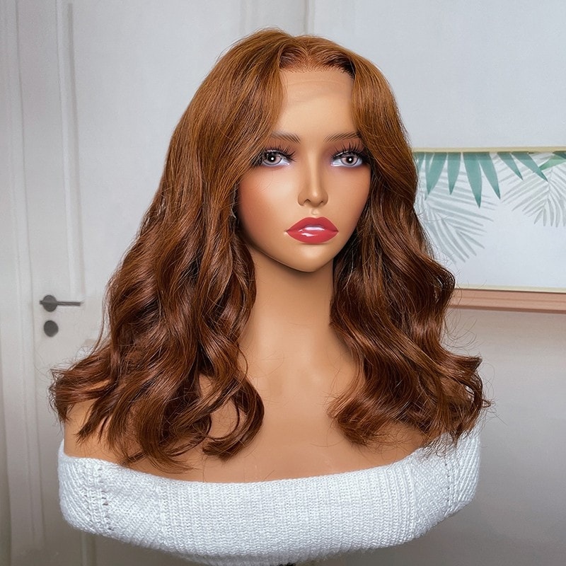 Chocolate Brown 13x4 Colored Lace Front Wigs