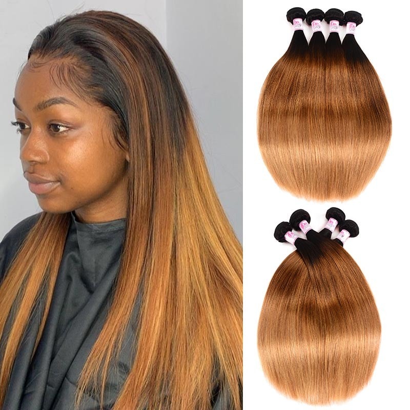 Indian ombre straight hair