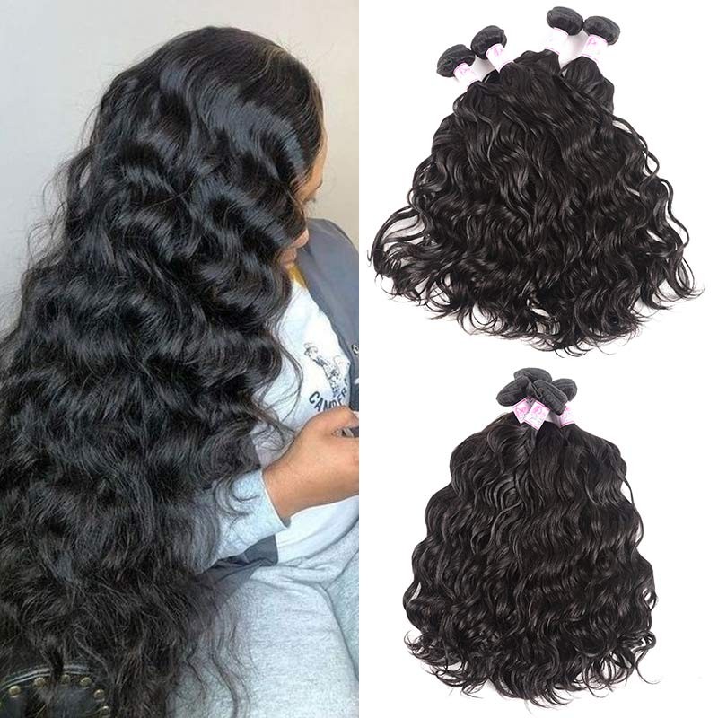 Beautyforever Malaysian Natural Wave Hair Weft 4bundles ...