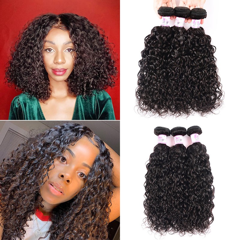 Beautyforever New Loose Water Wave 3 Bundles Brazilian Virgin Hair