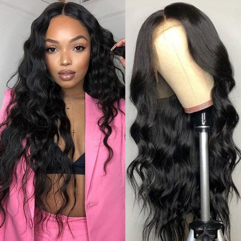Body Wave 4X4 Lace Front Human Hair Wig