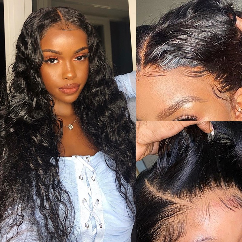 Vivid Water Wave Lace Front Wig Capture for Your Screen Vivid Water Wave Lace Front Wig Capture for Your Screen