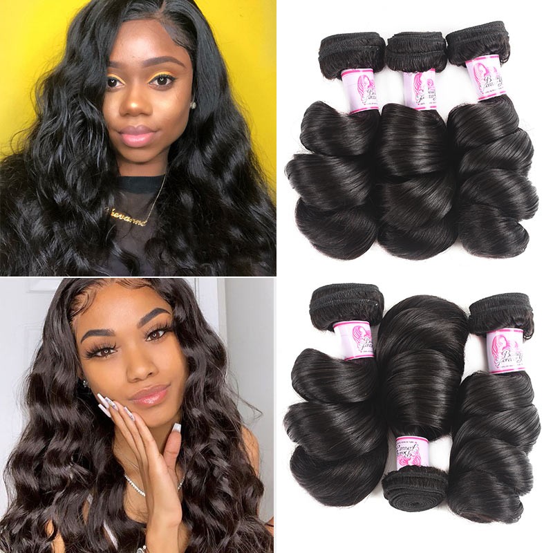 Beautyforever Malaysian Loose Wave Hair 3Bundles Virgin ...