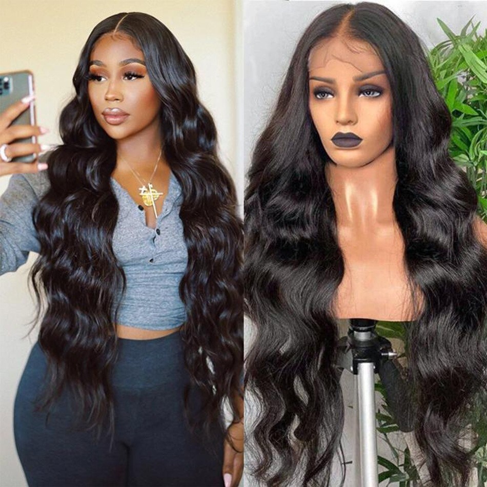 Body Wave Hair 360 Lace Frontal Wig Human Hair-