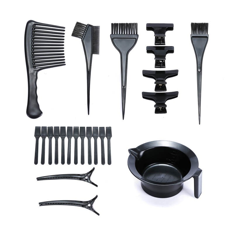 Beautyforever Hair Dye Kit Cosmetology Hair Coloring Tint and Brush Kit Style Hair Color Tool Kit - T