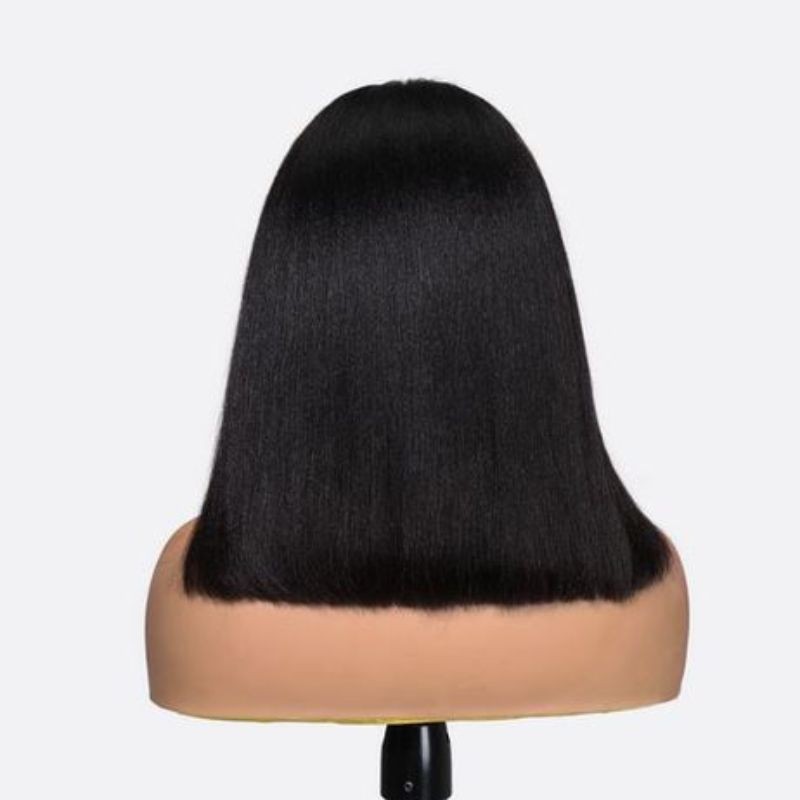 High-Quality Blunt Cut Bob Wig Design Digital Art