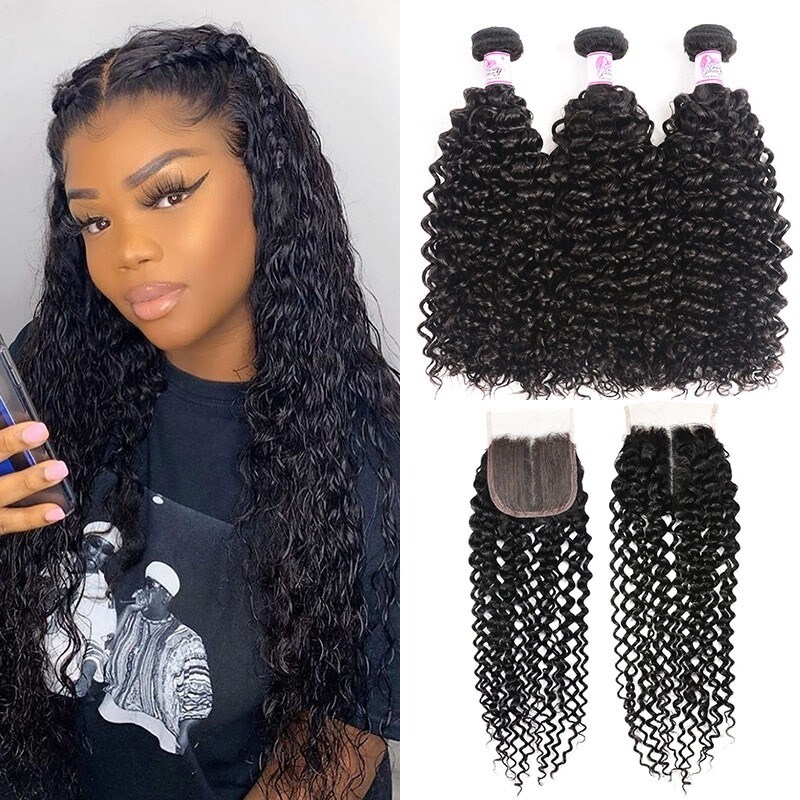 Jerry Curly T Part Lace Closure