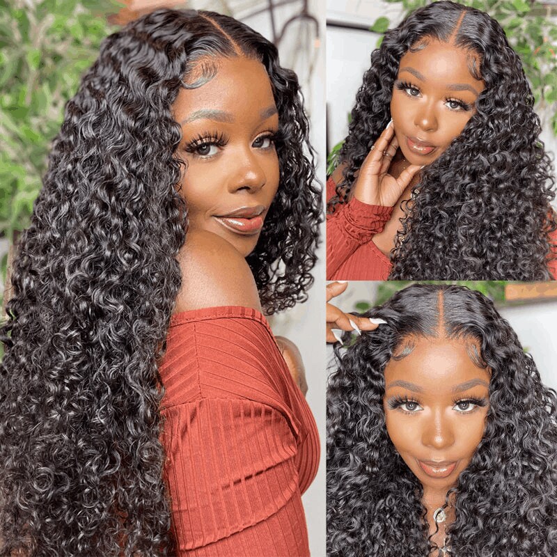 Jerry Curly Human Hair Lace Front Wig