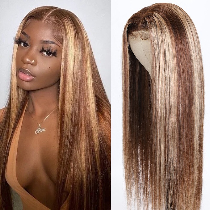 Long Straight Hair Lace Part Wig Human Hair Wig