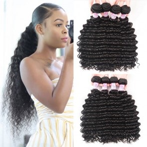 Deep Wave Weave Hairstyles With Bangs Beauty Forever