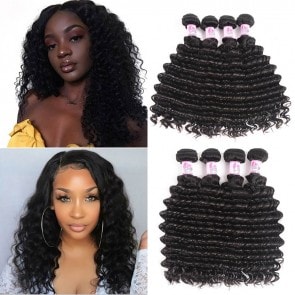 Deep Wave Weave Hairstyles With Bangs Beauty Forever