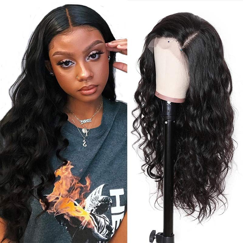 body wave lace front wig
