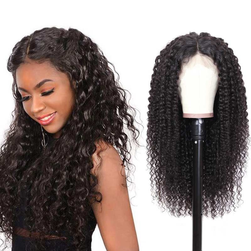 Jerry Curly Human Hair Lace Front Wig With Baby Hair