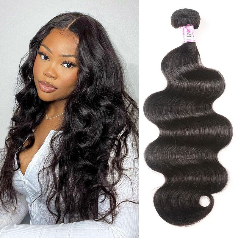 Beautyforever Body Wave Hair Virgin Human Hair 7A Unprocessed Body Wave  Weave hair 1Bundle 8-30 inches