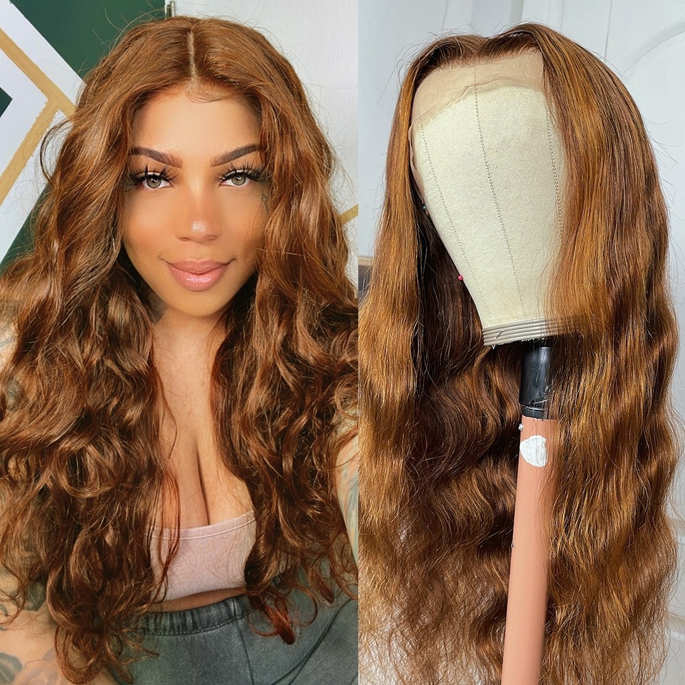 Beautyforever Brown Highlights Colored Wig 13x4 Lace Front Wig With