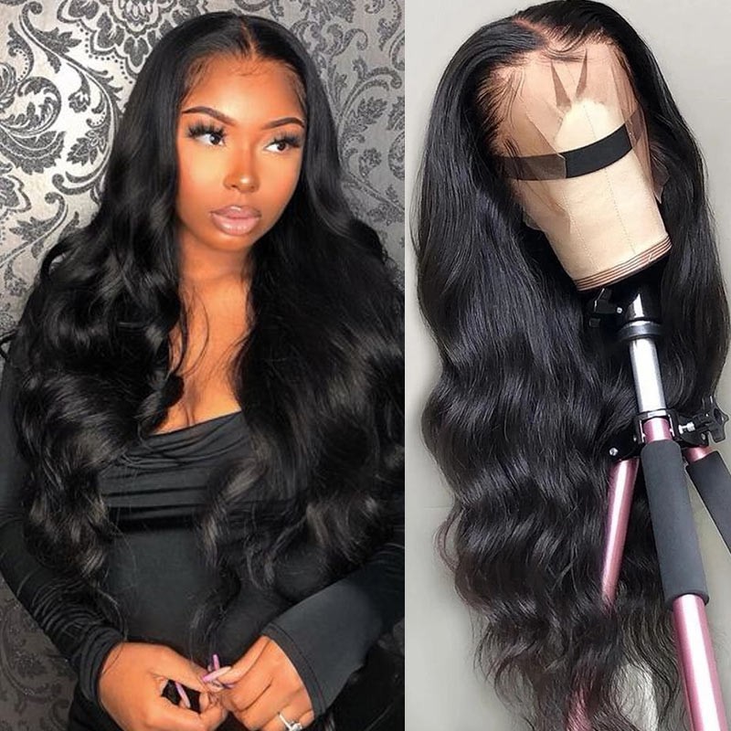 Beautyforever Realistic 13x6 Lace Front Body Wave 150 Density Human Hair Wigs