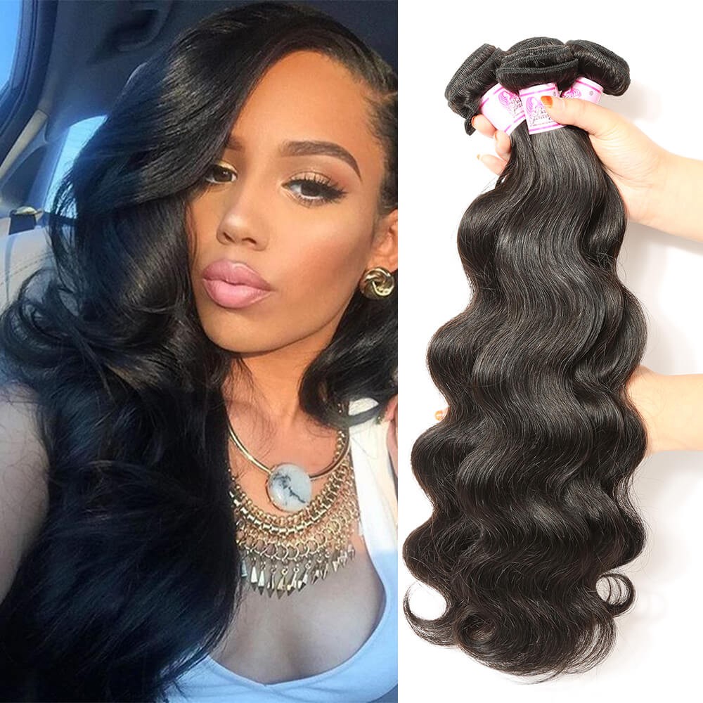 Beautyforever Brazilian body wave human hair 3 bundles virgin human
