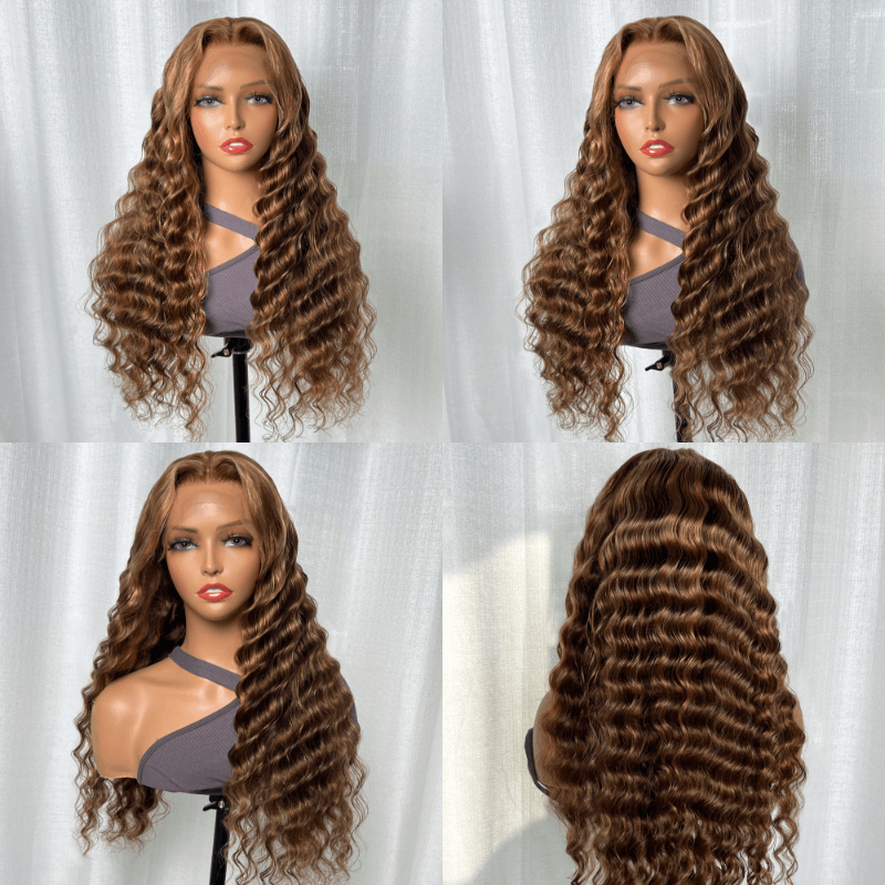 Beautyforever Top Quality 13X4 Lace Frontal Wigs Brown Blonde Color