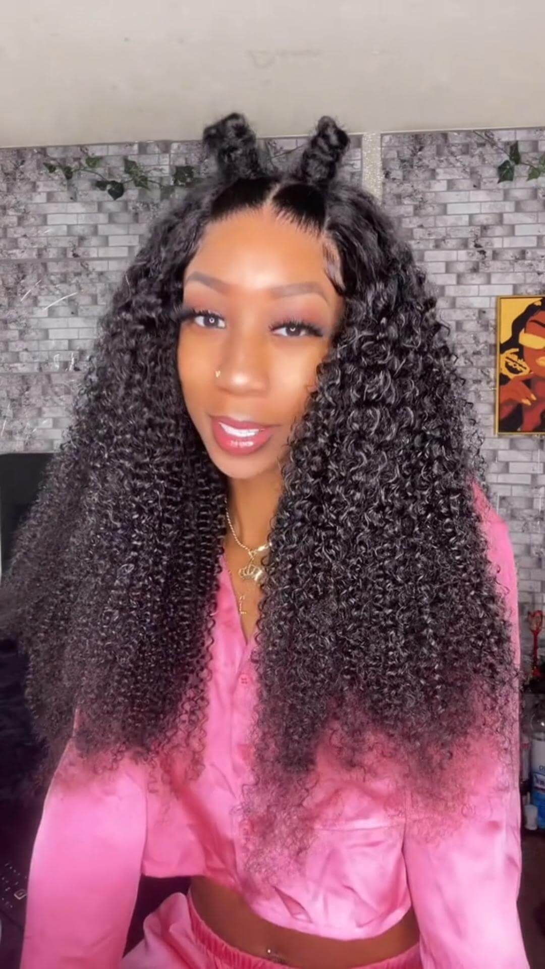 Beautyforever 4C Edges Realistic Hairline Lace Front Kinky Curly 150