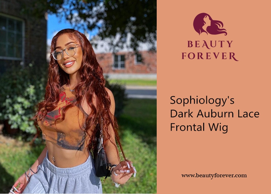 Dark Auburn Lace Front Wigs--The Same Merchandise As The Celebrity Sophiology
