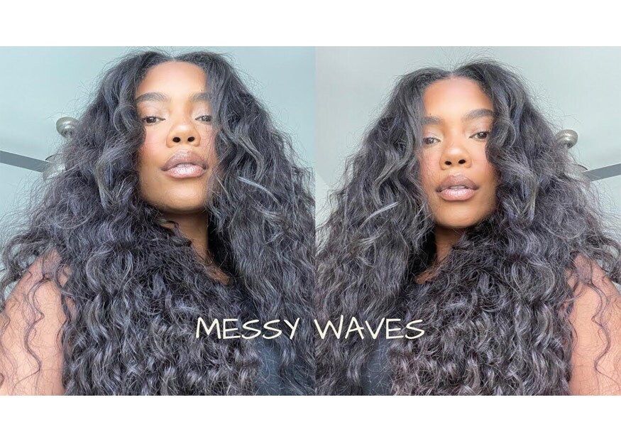 Customer Review: Beautyforever Straight To Deep Wave Wet n Wavy V Part Wig