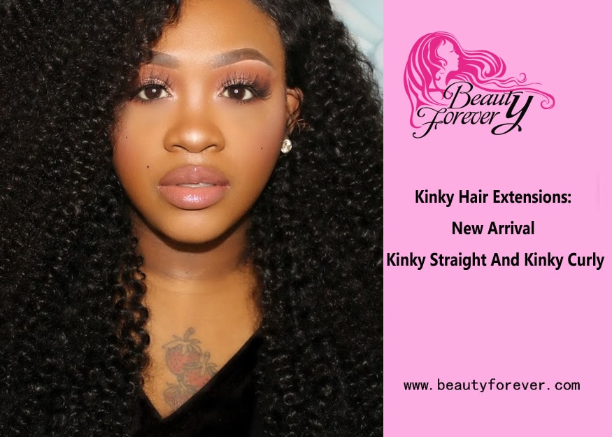 Kinky Hair Extensions: New Arrival Kinky Straight And Kinky Curly For Women