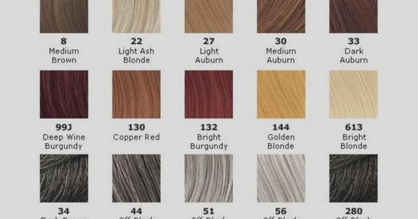 colors of wigs